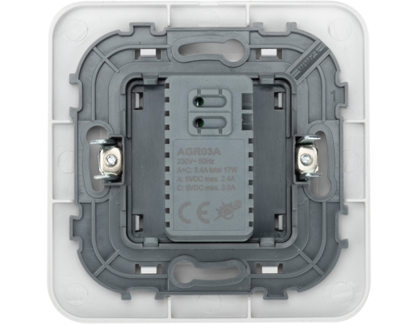 Chargeur Double Usb-A+C complet "Mauka" - Brico Dépôt