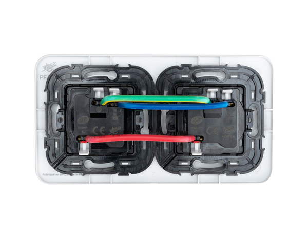 Double Prise 2P+T Precablée "Zephyr" - Brico Dépôt