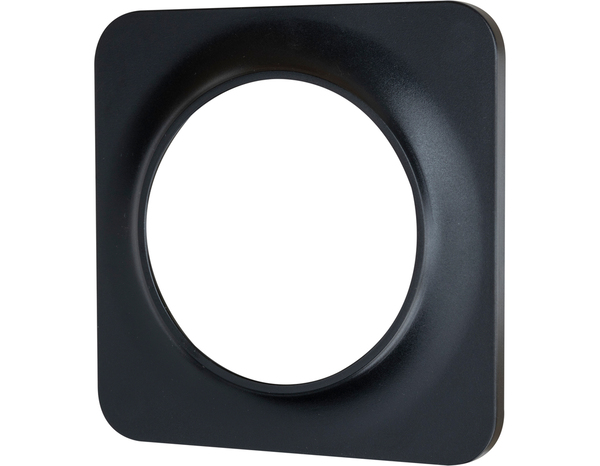 Plaque 1 poste noir "Zephyr" - Brico Dépôt