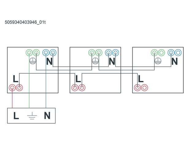 Triple Prise 2P+T Precablée "Zephyr" - Brico Dépôt