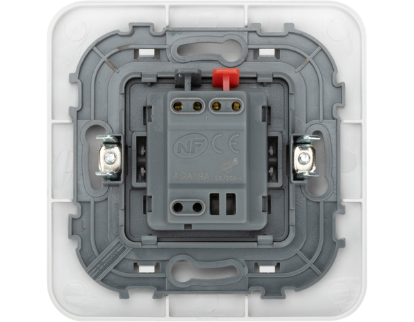 Poussoir complet blanc brillant "Mauka" - Brico Dépôt