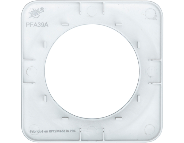 Plaque 1 poste gris "Zephyr' - Brico Dépôt