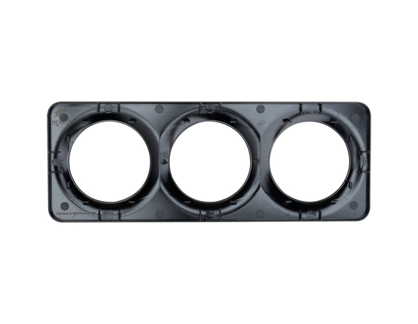 Plaque decorative 3 postes noir "Zephyr" - Brico Dépôt