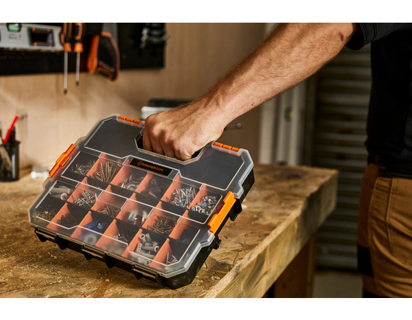 Organiseur 18 compartiments L. 31,5 x l. 25 cm - MAGNUSSON - Brico Dépôt