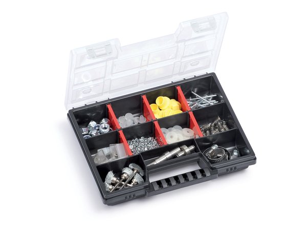 Organiseur 11 séparateurs amovibles L. 19,5 x l. 15,5 cm - Forge steel - Brico Dépôt