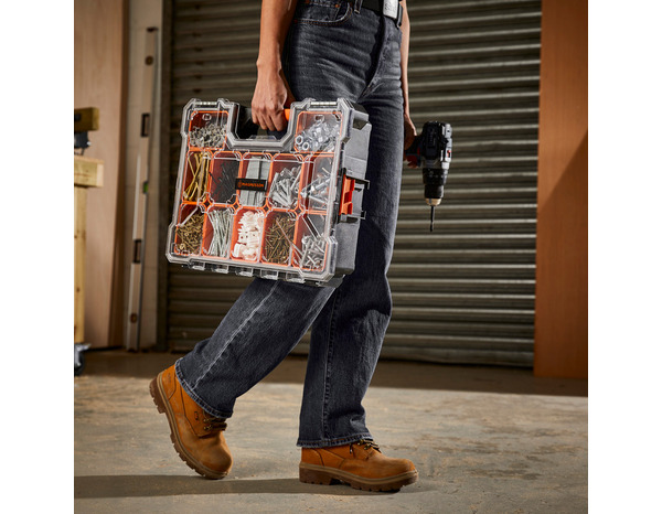 Mallette robuste 12 compartiments L. 44,5 x l. 35,5 cm - MAGNUSSON - Brico Dépôt