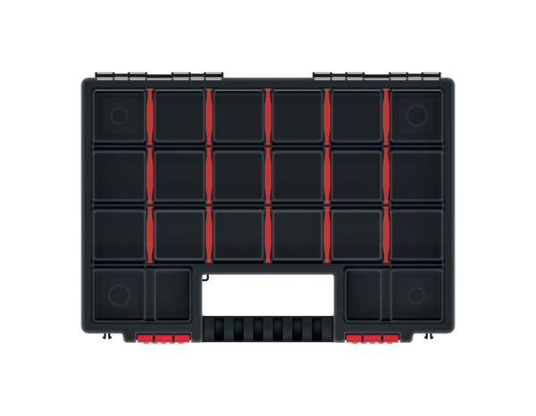 Organiseur 20 séparateurs réglables L. 34,4 x l. 24,9 cm - 2 L - Forge steel - Brico Dépôt