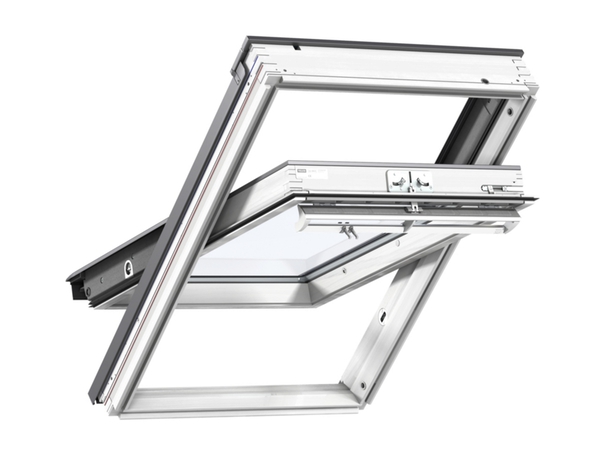 Fenêtre de toit standard en bois GGL SK06 blanc - 118 x 114 cm - Velux - Brico Dépôt