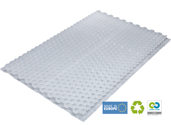 Stabilisateur blanc pour graviers L. 120 cm x Largeur : 80 cm x Ép. 3,2 cm - Marque BLOOMA - Brico Dépôt