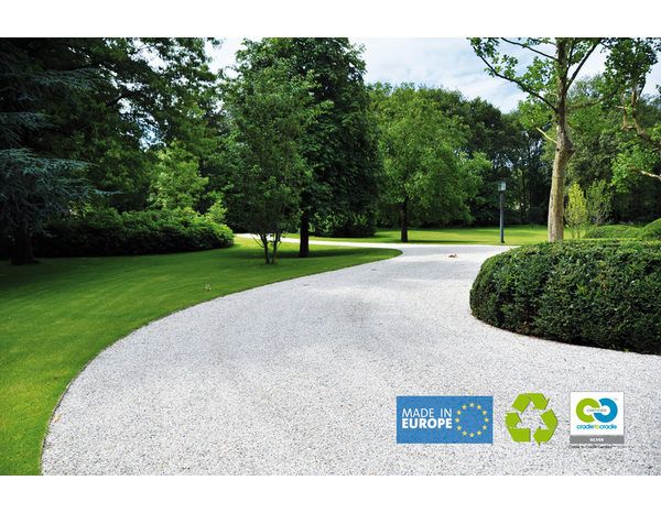 Stabilisateur blanc pour graviers L. 120 cm x Largeur : 80 cm x Ép. 3,2 cm - Marque BLOOMA - Brico Dépôt