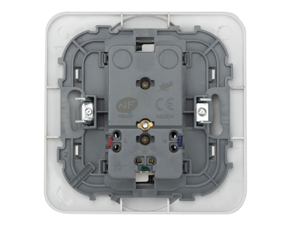 Double Prise 2P+T 1 poste complet "Mauka" - Brico Dépôt