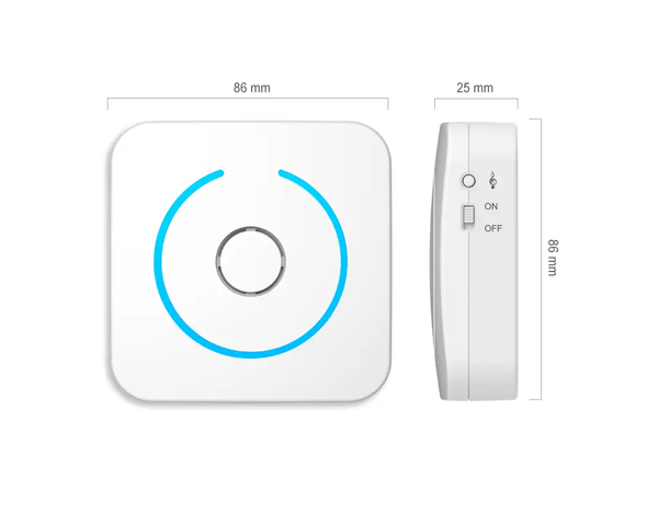 Kit carillon sur batterie portée 300 mètres 60 mélodies volume réglable - Brico Dépôt