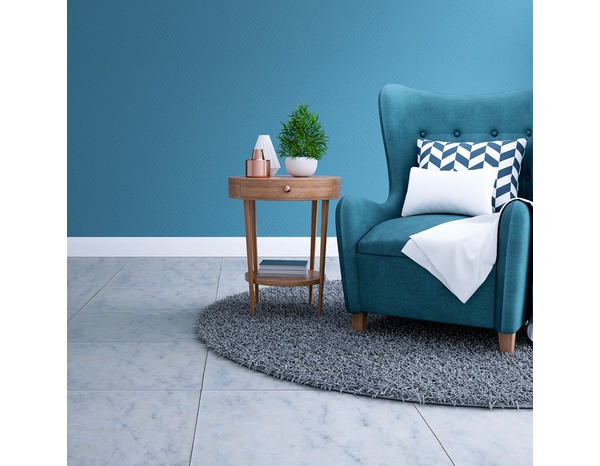 Plinthe pour carrelage de sol intérieur "marbre pierre naturelle" l. 10 x L. 30,5 cm - Brico Dépôt