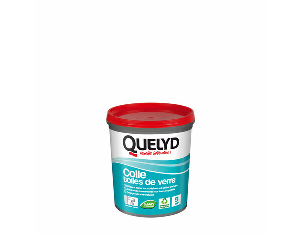 Colle pour toiles de verre - Pot de 1kg - Quelyd - Brico Dépôt