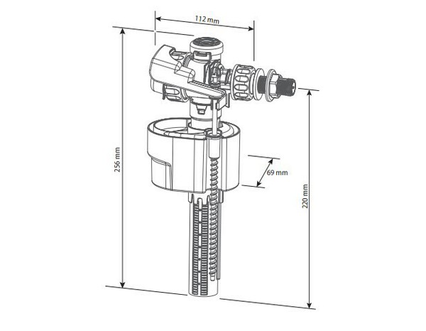 Robinet flotteur ultra silencieux "QUIETO" - Siamp - Brico Dépôt