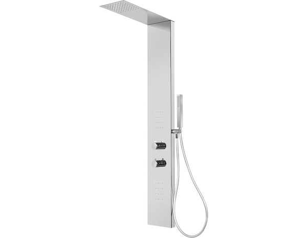 Colonne de douche hydromassante miroir "EBEL" - Cooke and Lewis - Brico Dépôt