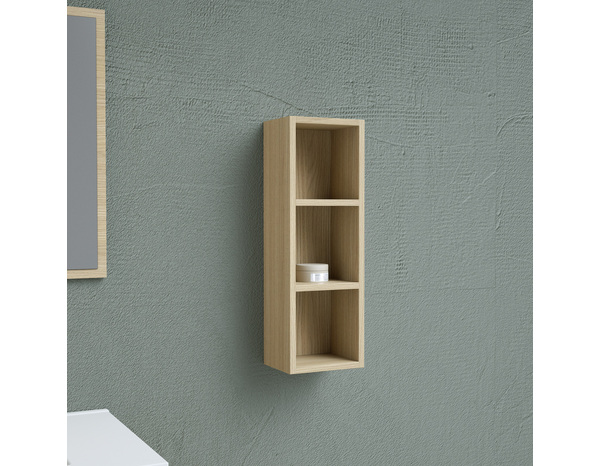 Rangement mural 3 niches decor scandinave "style" l.20 x h.60 x p.15 cm - Brico Dépôt