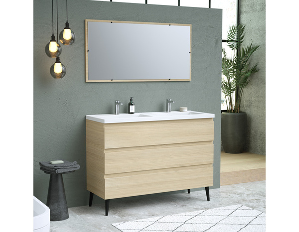 Miroir decor scandinave "style" l.120 x h.60 x p.2 cm - Brico Dépôt