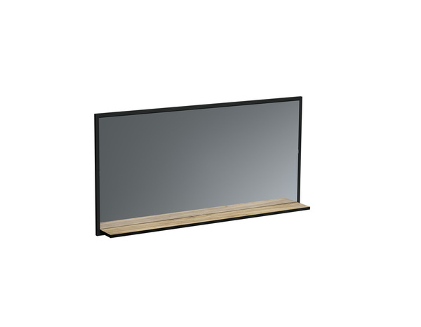 Miroir tablette decor bois "district"  l.120x h.60 x p.1,3 cm - Brico Dépôt