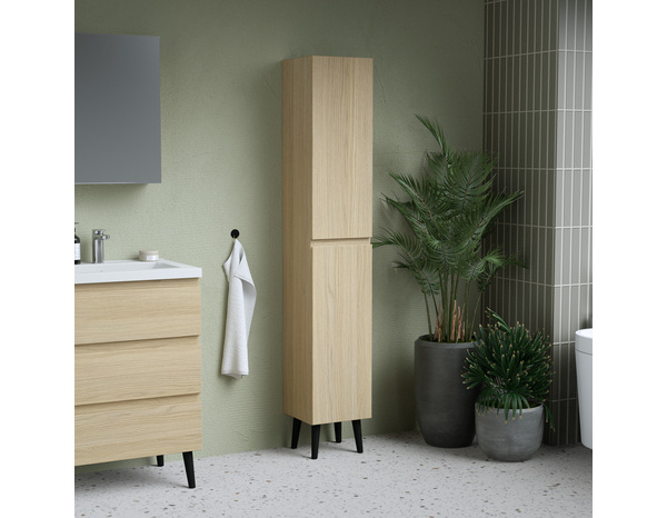 Colonne de rangement decor scandinave "style" l.30 x h.176 x p.30 cm - Brico Dépôt