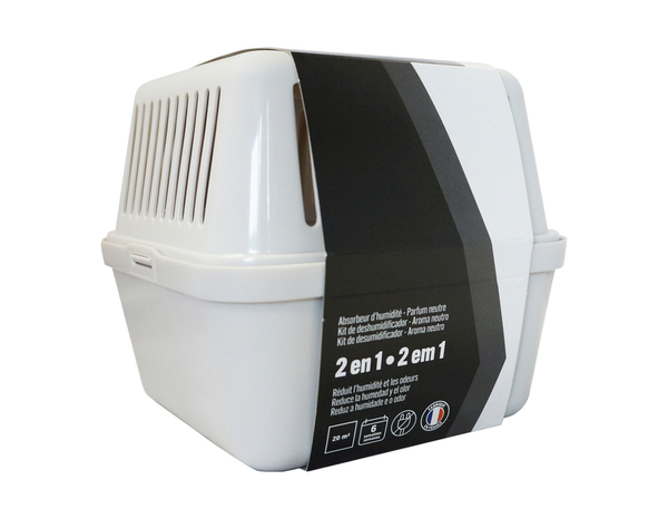 Absorbeur d'humidité + 1 sachet 500G - GoodHome - Brico Dépôt