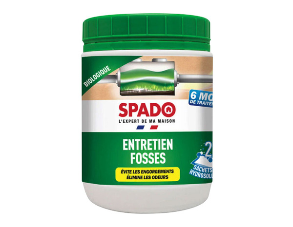 Entretien toutes fosses biologique 6 mois  - 24 doses - Spado - Brico Dépôt