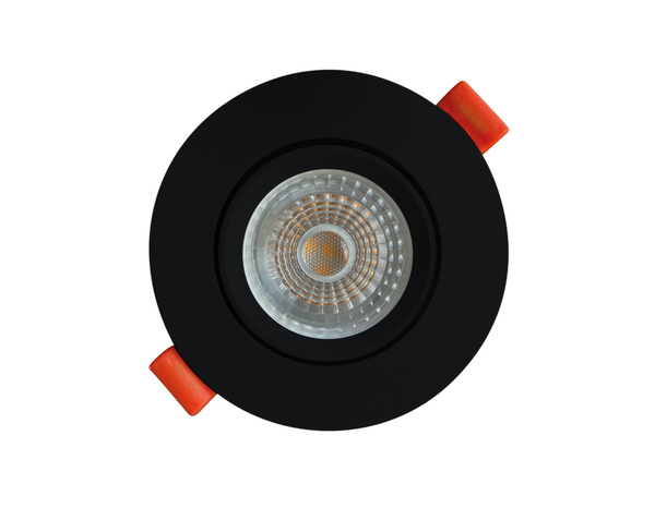 Lot de 10 spot encastrables noir - LED GU10, 4000K - Brico Dépôt