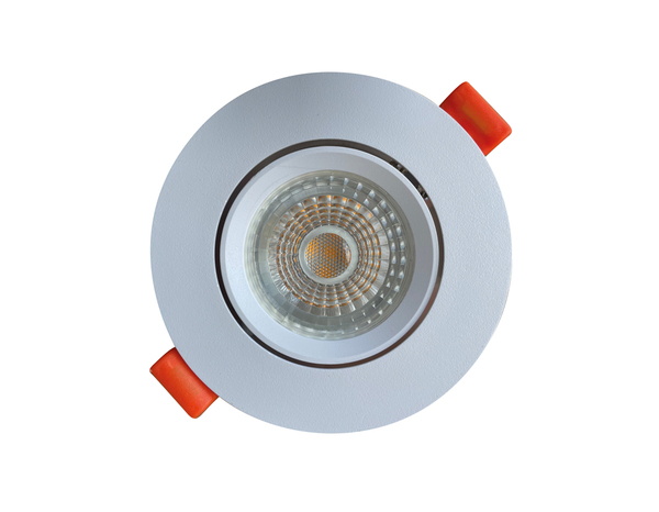 Lot de 10 spot encastrables blanc - LED GU10, 4000K - Brico Dépôt