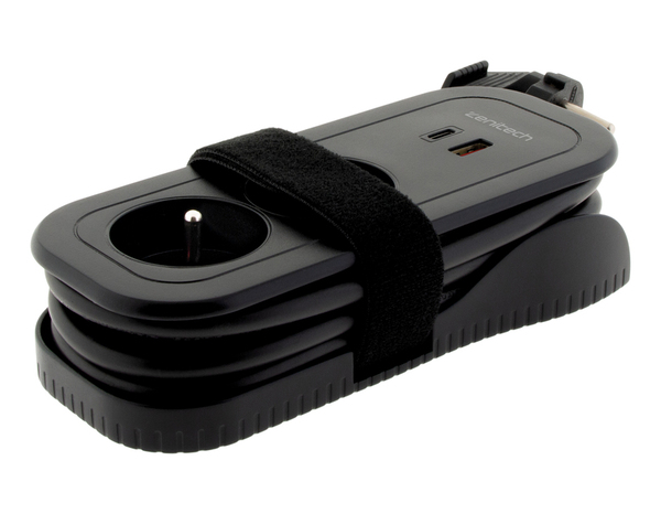 Bloc 2 prises nomade 16 A en USB A et C - 1,6 mètres - Zenitech - Brico Dépôt