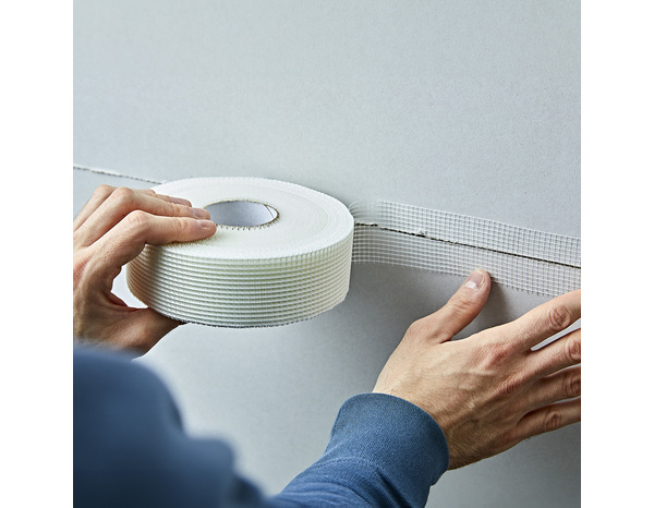 Bande à joints fibre de verre - Rouleau 90 m x 50 mm - Brenner - Brico Dépôt