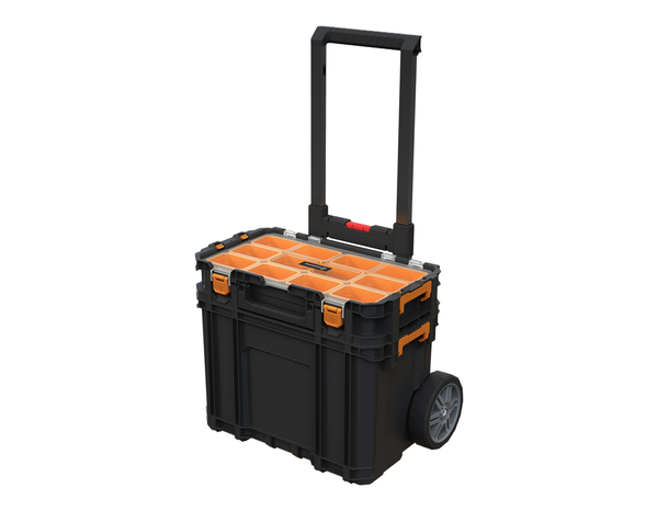 Trolley + organiseur métal et plastique 35 kg - H. 59 x L.56,5 x l. 56,5 cm - MAGNUSSON - Brico Dépôt