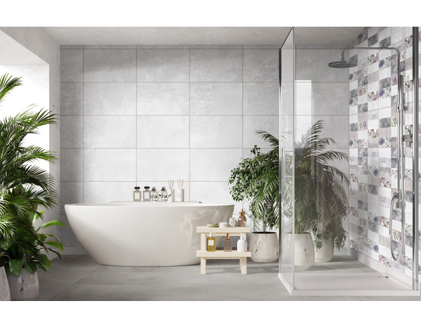 Carrelage mur intérieur "LIBRA" gris - 25 x 40 cm - Brico Dépôt