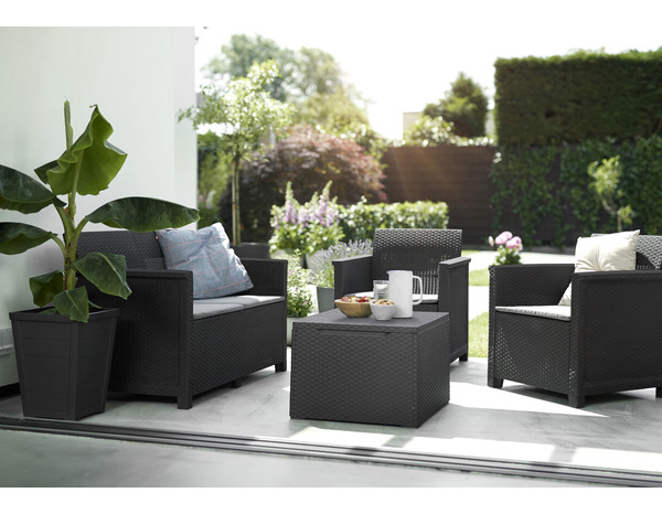 Salon 4 places "Elodie" - Allibert - Brico Dépôt