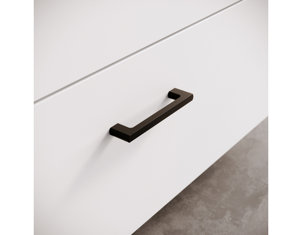 Lot de 2 poignées droites noir "Pragma"
 - Brico Dépôt