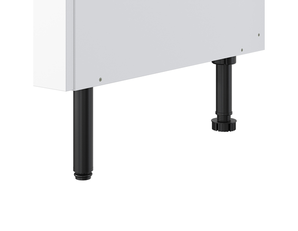 Meuble bas 2 portes "Pragma" - Blanc - L. 80 x H. 86 x P. 59 cm - Brico Dépôt