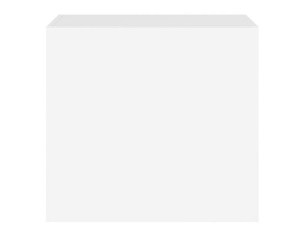 Meuble haut 1 porte "Pragma" blanc l.60 x h.55 x p.32 cm - Brico Dépôt