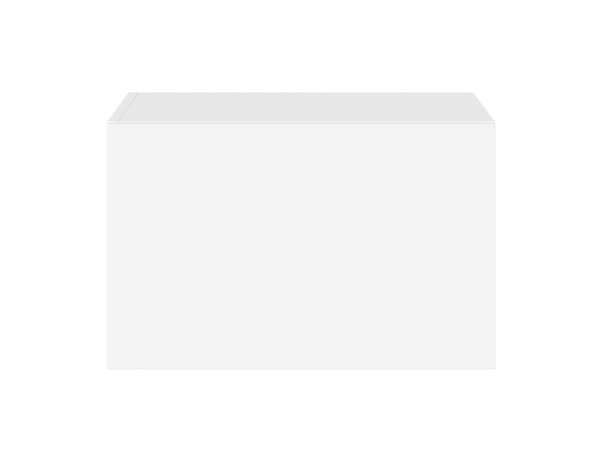 Meuble sur-hotte 1 porte "Pragma" - Blanc - L. 60 x H. 38 x P. 32 cm - Brico Dépôt