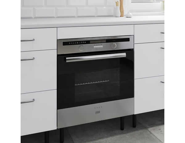 Meuble bas pour four "Pragma" blanc L. 60 x H. 86 x P. 59 cm - Brico Dépôt