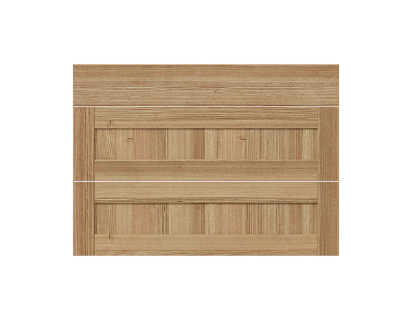 Façade 1 tiroir + 2 casseroliers 100cm "Ilona"chêne doré - L. 99.7 x H. 71.5cm - Cooke and Lewis - Brico Dépôt