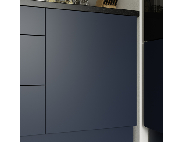 Façade 1 porte 60cm "Dorice" bleu mat - l. 59.7 x h. 71.5cm - Cooke and Lewis - Brico Dépôt