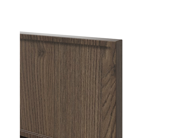 Façade 1 porte + 1 tiroir 40cm "Heline" noyer mat - l. 39.7 x h. 71.5cm - Cooke and Lewis - Brico Dépôt