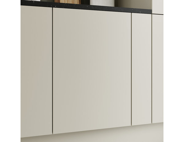 Façade 1 porte 50cm "Dorice" beige mat - l. 49.7 x h. 71.5cm - Cooke and Lewis - Brico Dépôt