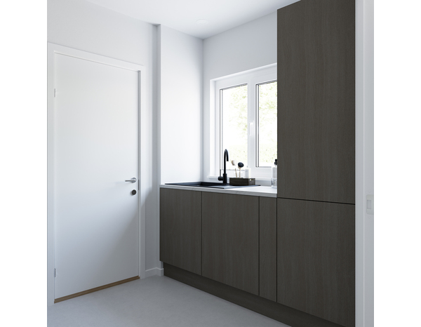 Façade 1 tiroir + 2 casseroliers 100cm "Basilie" chêne gris - L. 99.7 x H. 71.5cm - Cooke and Lewis - Brico Dépôt