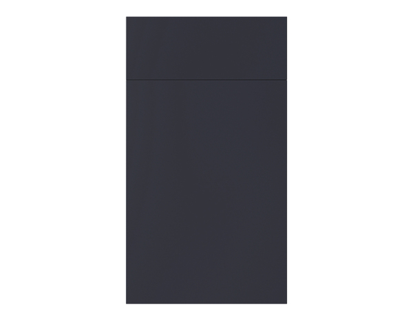 Façade 1 porte + 1 tiroir 40cm "Dorice" bleu mat - l. 39.7 x h. 71.5cm - Cooke and Lewis - Brico Dépôt
