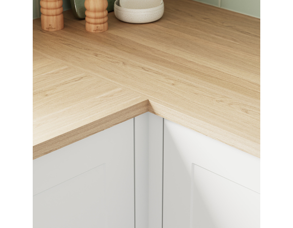 Plan de travail aspect bois clair l.240 x P.62 x Ép. 3,8 cm - Brico Dépôt