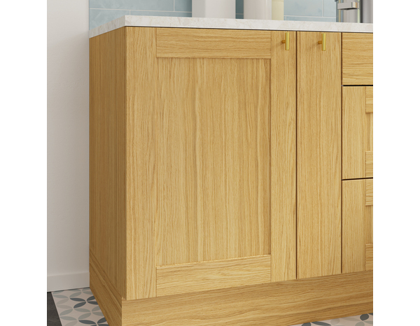 Façade 1 porte 50cm "Ilona"chêne doré - L. 49.7 x H. 71.5cm - Cooke and Lewis - Brico Dépôt