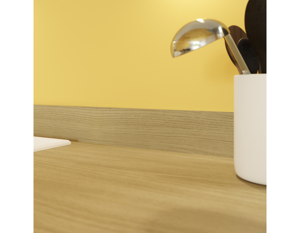 Crédence effet bois clair L.240 x H.20 cm x Ep. 8 mm - Cooke and Lewis - Brico Dépôt