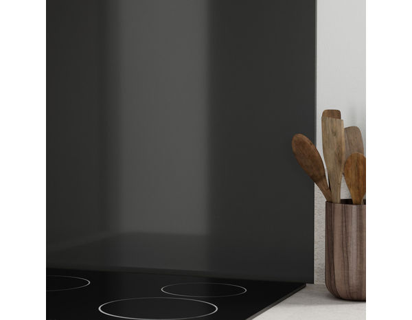 Fond de hotte en verre noir 60 x 70 cm - Cooke and Lewis - Brico Dépôt