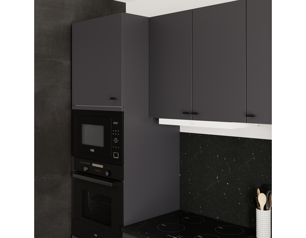 Finition caisson colonne "Dorice" anthracite mat - l. 57 x h. 201cm - Cooke and Lewis - Brico Dépôt