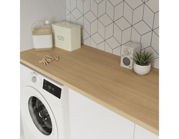 Plan de travail aspect bois clair l.240 x P.62 x Ép. 3,8 cm - Brico Dépôt